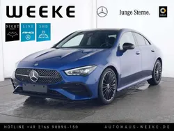 Blau Gebraucht 2024 Mercedes CLA200 Advanced Plus Coupé | 38.980 € (Fairer Preis)