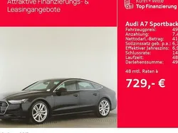 Schwarz Gebraucht 2022 Audi A7 Sportback Ambiente Kleinwagen | 49.625 € (Fairer Preis)