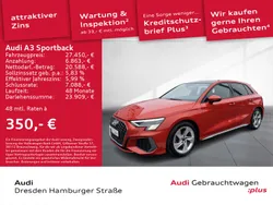 Orange Gebraucht 2021 Audi A3 Sportback S-Line Limousine | 27.450 € (Fairer Preis)