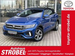 Ravenna blue metallic Gebraucht 2023 VW T-Roc Cabriolet R-line Cabrio | 28.680 € (Guter Preis)