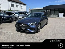 Blau Gebraucht 2024 Mercedes C300e AMG Limousine | 42.470 € (Superpreis)