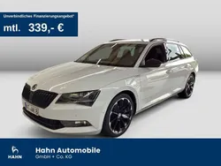 Moonweiss metallic Gebraucht 2019 Skoda Superb SportLine Kombi | 26.830 € (Fairer Preis)