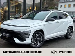 Sernity white (weiss) metallic Gebraucht 2023 Hyundai Kona N Line SUV | 34.890 €