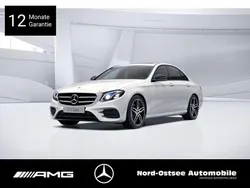 Unilack polarweiß Gebraucht 2018 Mercedes E220 AMG Limousine | 30.390 € (Fairer Preis)
