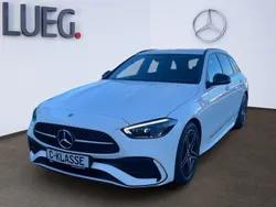 Unilack polarweiß Gebraucht 2025 Mercedes C200 Advanced Kombi | 44.900 € (Etwas zu teuer)