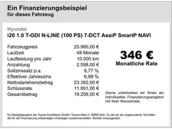 Schwarz Neu 2025 Hyundai i20 N Line Limousine | 25.980 € (Etwas zu teuer)