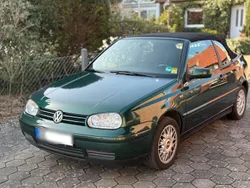 Grün Gebraucht 1998 VW Golf Cabriolet Highline Cabrio | 4.200 € (Etwas zu teuer)