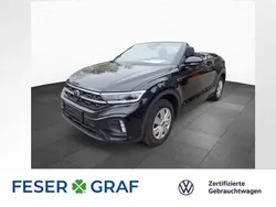 Deep black perleffekt schwarz Gebraucht 2024 VW T-Roc Cabriolet R-line Cabrio | 33.890 € (Guter Preis)
