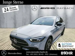 Grau Gebraucht 2024 Mercedes C300e AMG Kombi | 50.850 € (Fairer Preis)