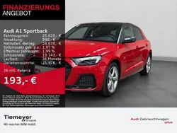 Rot Gebraucht 2024 Audi A1 Sportback S-Line Kleinwagen | 25.420 € (Fairer Preis)