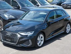 Mythosschwarz Gebraucht 2022 Audi A3 Sportback S-Line Limousine | 26.666 € (Guter Preis)