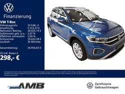 5z ravennablau metallic Gebraucht 2024 VW T-Roc Style SUV | 32.880 € (Fairer Preis)