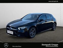 Unilack nachtschwarz Gebraucht 2022 Mercedes A180 AMG line Limousine | 25.770 € (Guter Preis)