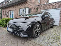 Schwarz Gebraucht 2023 Mercedes EQE350 AMG line Limousine | 45.000 € (Fairer Preis)
