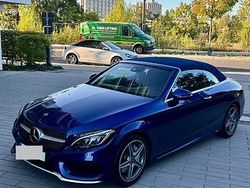Blau Gebraucht 2017 Mercedes C300 AMG Cabrio | 21.500 € (Etwas zu teuer)
