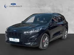 Obsidianschwarz metallic Gebraucht 2021 Ford Kuga ST-Line X SUV | 26.600 € (Fairer Preis)