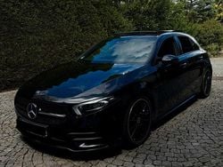 Schwarz Gebraucht 2019 Mercedes A250 AMG line Kleinwagen | 25.900 € (Guter Preis)