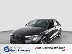 Schwarz Gebraucht 2024 Audi A3 Sportback S-Line Limousine | 47.780 €