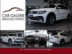 Pure white Gebraucht 2021 VW Tiguan Allspace Highline SUV | 28.950 € (Guter Preis)