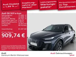 Plasmablau metallic Gebraucht 2025 Audi Q6 e-tron Ambiente SUV | 73.490 € (Superpreis)