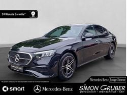 Lack obsidianschwarz Gebraucht 2024 Mercedes E300 AMG line Limousine | 59.500 € (Superpreis)