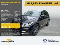 Schwarz Gebraucht 2022 VW Tiguan Elegance SUV | 31.440 € (Guter Preis)
