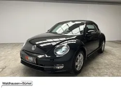 Deep black perleffekt (metallic) Gebraucht 2016 VW Beetle Allstar Cabrio | 16.500 € (Fairer Preis)