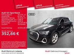 Schwarz Gebraucht 2024 Audi Q3 Sportback S-Line SUV | 40.770 € (Fairer Preis)