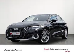 Schwarz (brillantschwarz) Gebraucht 2023 Audi A3 Sportback Advanced Plus Limousine | 22.460 € (Guter Preis)
