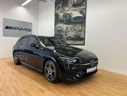 Obsidianschwarz metalliclack Gebraucht 2023 Mercedes C300e AMG line Kombi | 42.840 € (Fairer Preis)