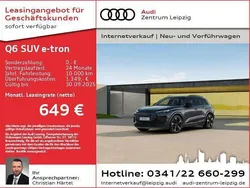 Grau Neu 2025 Audi Q6 e-tron S-Line SUV | 81.490 € (Fairer Preis)