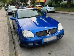 Blau Gebraucht 1998 Mercedes SLK200 Cabrio | 3.199 € (Guter Preis)