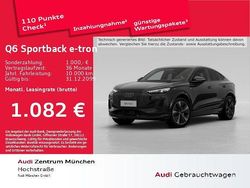 Mythosschwarz metallic Gebraucht 2025 Audi Q6 Sportback e-tron Ambiente SUV | 77.462 € (Superpreis)