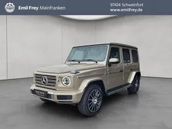 Travertinbeige metalliclack Gebraucht 2021 Mercedes G400 AMG line SUV | 119.900 € (Superpreis)