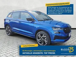 Raceblau metallic Neu 2025 Skoda Karoq SportLine SUV | 41.990 € (Fairer Preis)