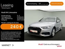 Florettsilber metallic Gebraucht 2024 Audi A4 Advanced Plus Limousine | 34.770 € (Guter Preis)