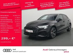 Mythosschwarz metallic Gebraucht 2024 Audi A3 Sportback e-tron S-Line Limousine | 36.980 € (Teuer)