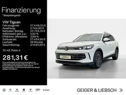Pure white Gebraucht 2024 VW Tiguan Elegance SUV | 37.449 € (Fairer Preis)