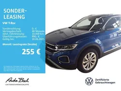 Blau (ravennablau metallic schwarz) Gebraucht 2024 VW T-Roc Pro SUV | 30.470 € (Fairer Preis)