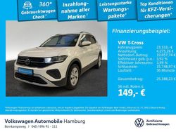 0q pure white Gebraucht 2024 VW T-Cross Life SUV | 23.333 € (Fairer Preis)