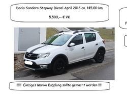 Weiß Gebraucht 2016 Dacia Sandero Stepway Kleinwagen | 5.500 € (Fairer Preis)