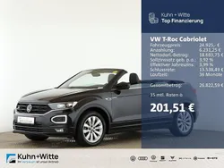 Schwarz Gebraucht 2021 VW T-Roc Cabriolet R-line Cabrio | 24.925 € (Fairer Preis)