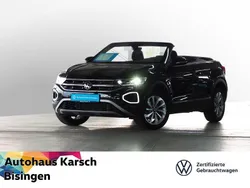 Deep black perleffekt (metallic) Gebraucht 2023 VW T-Roc Cabriolet Style Cabrio | 24.890 € (Fairer Preis)