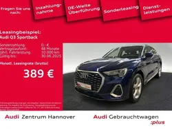 Navarrablau metallic Gebraucht 2024 Audi Q3 Sportback S-Line SUV | 38.400 € (Superpreis)