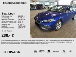 Blau Gebraucht 2021 Seat Leon FR Limousine | 21.380 € (Fairer Preis)
