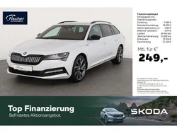 Weiss Gebraucht 2021 Skoda Superb SportLine Kombi | 26.980 € (Fairer Preis)