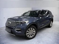 Blau Gebraucht 2021 Ford Explorer Hybrid Platinum SUV | 54.189 € (Fairer Preis)