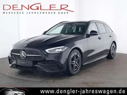 Obsidianschwarz metallic Gebraucht 2024 Mercedes C180 Advanced Plus Kombi | 37.990 € (Fairer Preis)