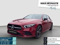Manufaktur lack manufaktur patagonienrot (metallic) Gebraucht 2020 Mercedes A180 AMG line Limousine | 26.900 € (Fairer Preis)