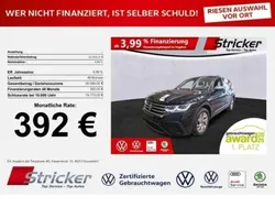 Schwarz (deep black perleffekt) Gebraucht 2022 VW Tiguan Allspace Life SUV | 32.950 € (Superpreis)